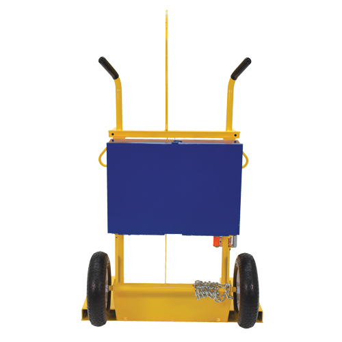 Welding Cylinder Torch Cart, Pneumatic Wheels, 24" W x 19-1/2" L Base, 500 lbs. Les Distributions ICE