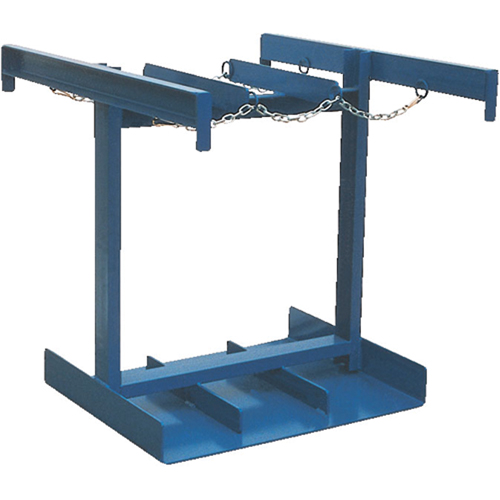 Cylinder Caddy, Rubber Wheels, 35" W x 38" L Base, 500 lbs. Les Distributions ICE
