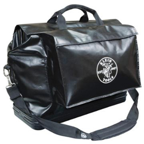 Equipment Bag, Vinyl, 2 Pockets, Black Les Distributions ICE