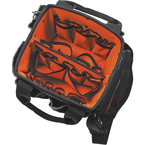 Fourretout Tradesman Pro, Nylon balistique, 40 pochettes, Noir/Orange Les Distributions ICE
