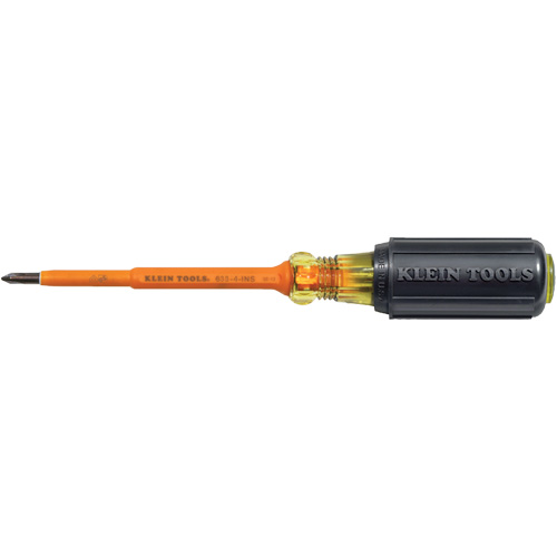 Tournevis pointe Phillips (cruciforme) profil&eacute;e isol&eacute;s Les Distributions ICE