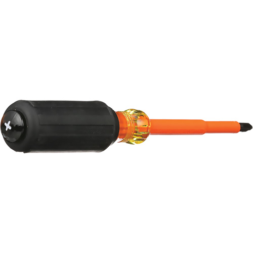 Tournevis pointe Phillips (cruciforme) profil&eacute;e isol&eacute;s Les Distributions ICE