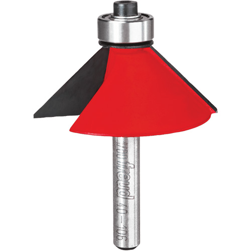 Router Bit - Chamfer Bit, 1-3/4" Dia., 1/4" Shank Les Distributions ICE