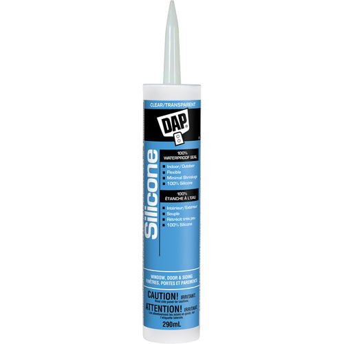 Scellant de silicone, 290 ml, Tube, Transparent Les Distributions ICE