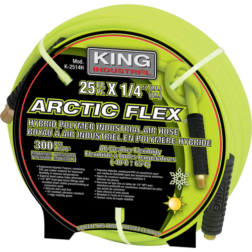 25' Hybrid Polymer Industrial Air Hose Les Distributions ICE