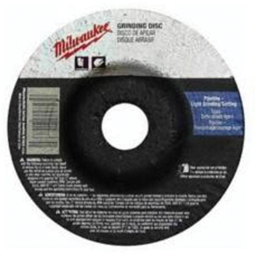 Grinding Wheel, 4-1/2" x 1/8", 7/8" Arbor, Aluminum Oxide, Type 27 Les Distributions ICE