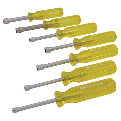 Nut Driver Set, 7, Non Magnetic, Metric Les Distributions ICE