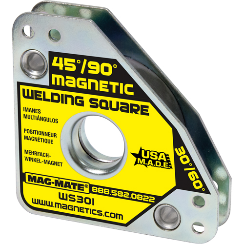 Magnetic Welding Squares, 7-5/8" L x 3/4" W x 3-3/4" H, 60 lbs. Les Distributions ICE