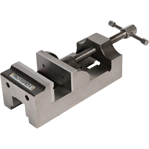 Palmgren&reg; Traditional Drill Press Vise, 4" Jaw Width, 1-3/4" Throat Depth, Universal Base Les Distributions ICE