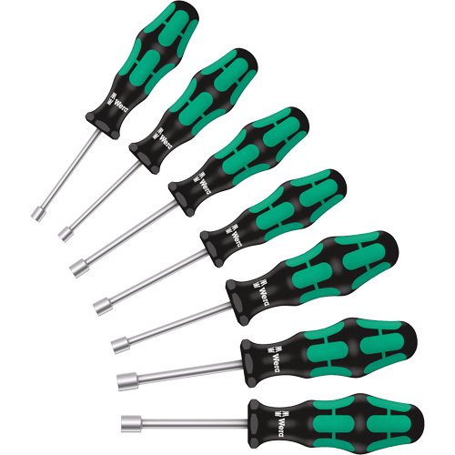 395 Series Nut Driver Set, 7 Pcs., Non Magnetic, Metric Les Distributions ICE