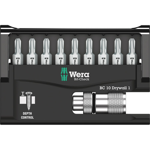10-Piece Bit Check for Drywall Screws Les Distributions ICE