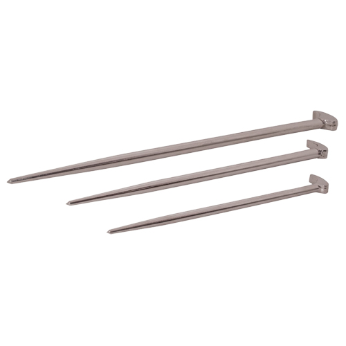 Rolling Head Pry Bar Set, 3 Pcs. Les Distributions ICE