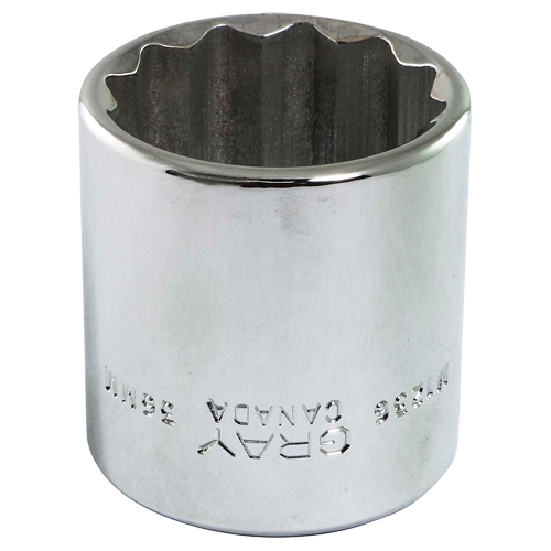 Douille, 13 mm, Prise 1/2", 12 pans Les Distributions ICE