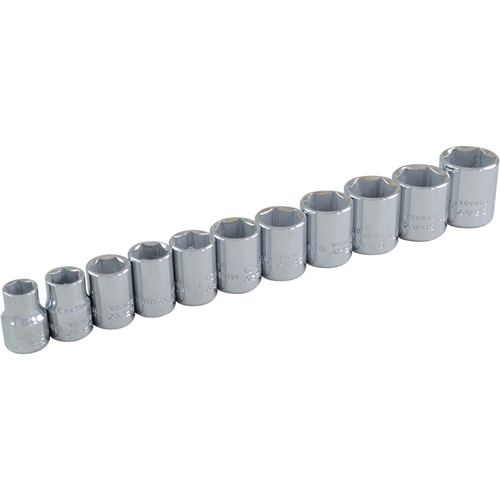 Jeu de douilles, 11 Mcx, Prise de 3/8" Les Distributions ICE
