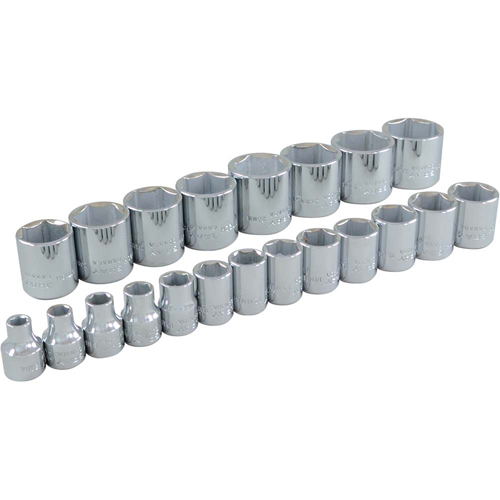 Jeu de douilles, 21 Mcx, Prise de 3/8" Les Distributions ICE