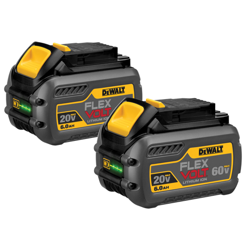 FlexVolt Batteries, Lithium-Ion, 60 V, 6 A Les Distributions ICE