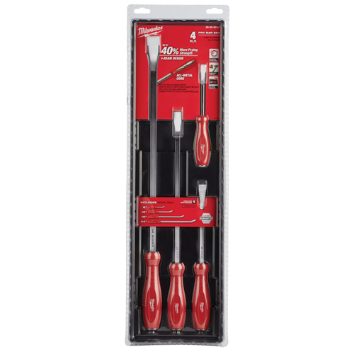 Pry Bar Set, 4 Pcs. Les Distributions ICE