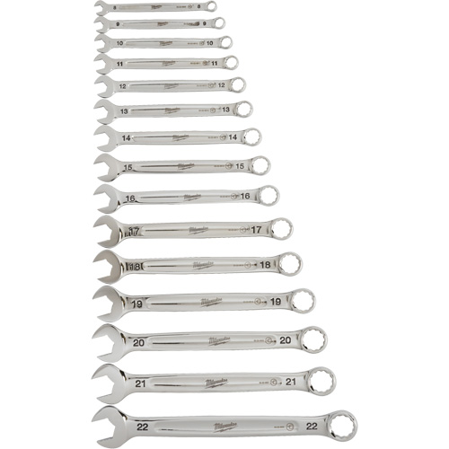 Wrench Set, Combination, 15 Pieces, Metric Les Distributions ICE