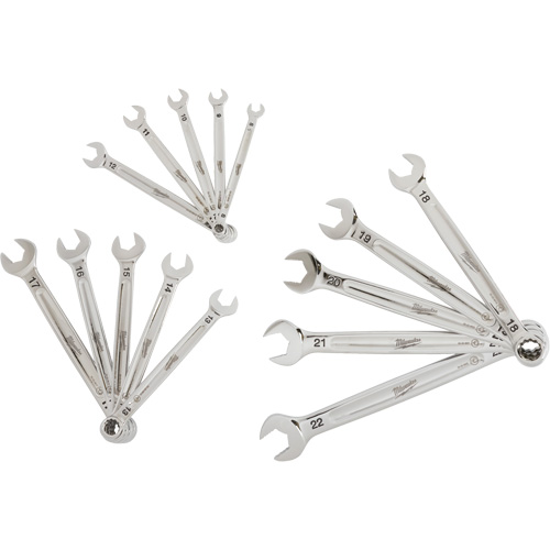 Wrench Set, Combination, 15 Pieces, Metric Les Distributions ICE