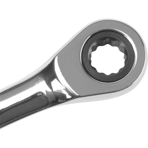Metric Ratcheting Combination Wrench, 12 Point, 8 mm, Chrome Finish Les Distributions ICE