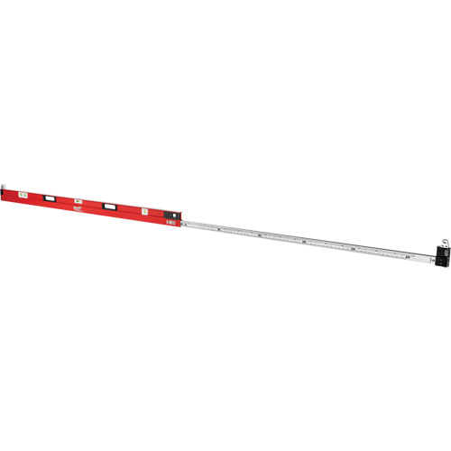 Niveau extensible RedStick, Poutre en I, 12' lo, Aluminium, 3, Magn&eacute;tique Les Distributions ICE