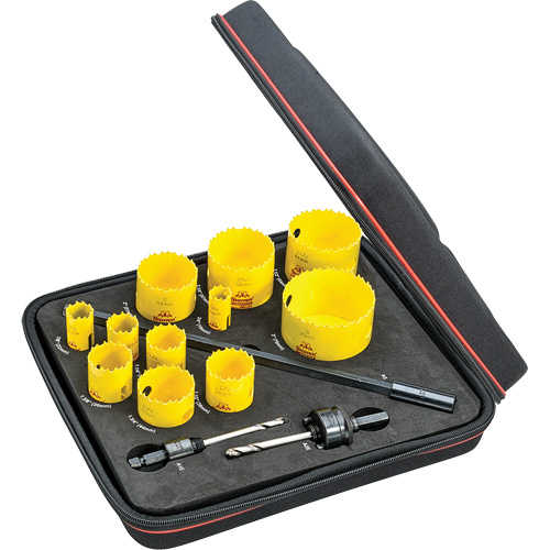 Industrial Hole Saw Kit, 14 Pieces Les Distributions ICE