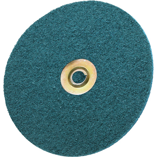 Disque de conditionnement de surface Scotch-Brite, 4-1/2" dia., Grain Moyen, Oxyde d'aluminium Les Distributions ICE