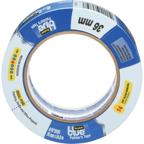 Ruban pour peintre ScotchBlue Original 2090, 36 mm (1-2/5") x 55 m (180'), Bleu Les Distributions ICE
