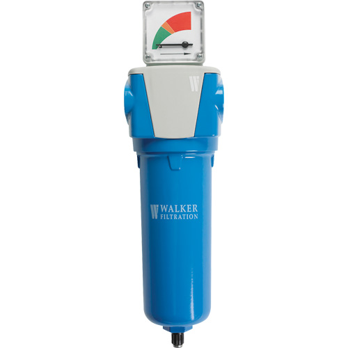 Pr&eacute;filtre coalescent avec manom&egrave;tre diff&eacute;rentiel, Standard, 1" NPT, Drain Automatique, Pour Poussi&egrave;re/Particules Les Distributions ICE
