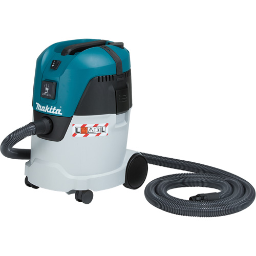 L Class Push & Clean Compact Dust Extractor, Wet-Dry, 1.34 HP, 6.6 US Gal. (25 Litres) Les Distributions ICE