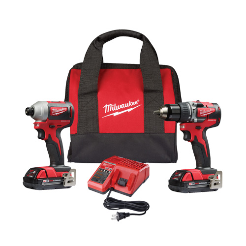 M18 2-Tool Combo Kit, Lithium-Ion, 18 V Les Distributions ICE