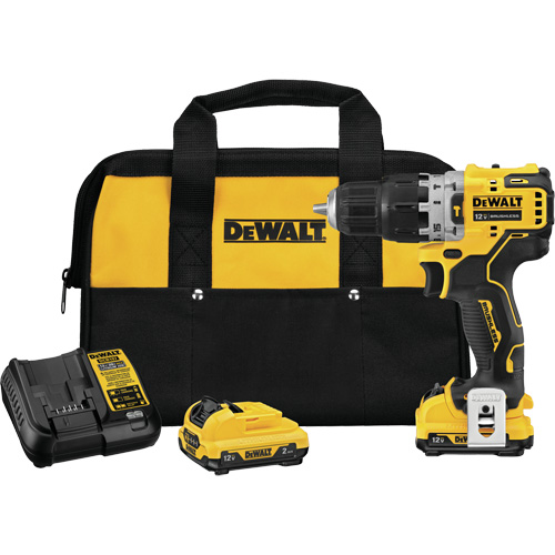 Xtreme Brushless Hammer Drill Kit, 12 V, 3/8", 250 UWO, 0-1500 RPM Les Distributions ICE