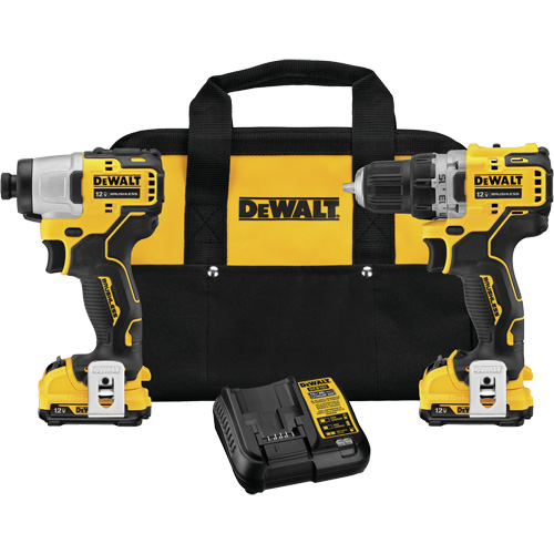Xtreme Brushless Drill & Impact Driver Kit, Lithium-Ion, 12 V Les Distributions ICE