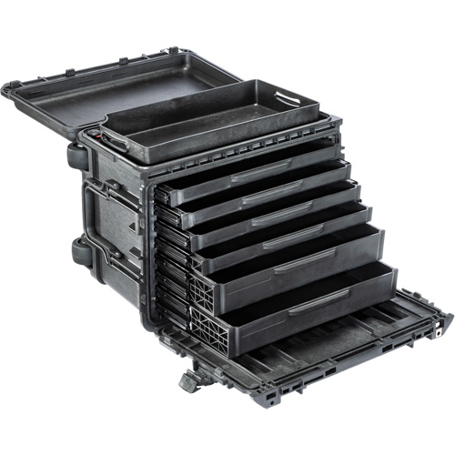 Armoire &agrave; outils mobile Gen 2, 24" la, 6 tiroirs, Noir Les Distributions ICE