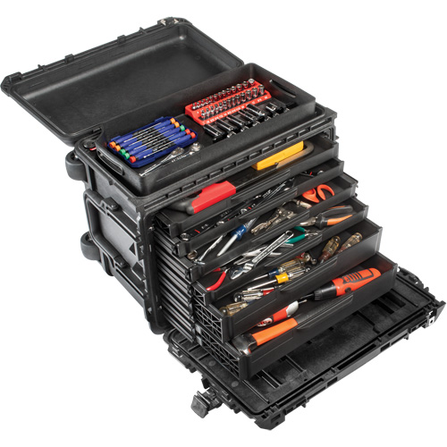 Armoire &agrave; outils mobile Gen 2, 24" la, 6 tiroirs, Noir Les Distributions ICE