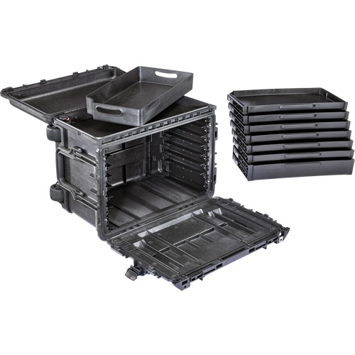 Armoire &agrave; outils mobile Gen 2, 24" la, 6 tiroirs, Noir Les Distributions ICE