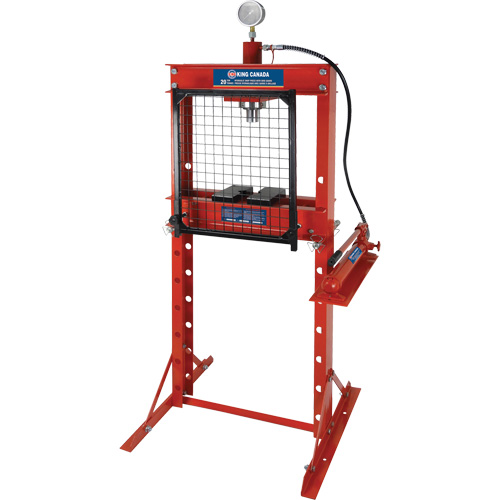 Presse hydraulique avec garde &agrave; grillage, Capacit&eacute; 20 tonnes Les Distributions ICE