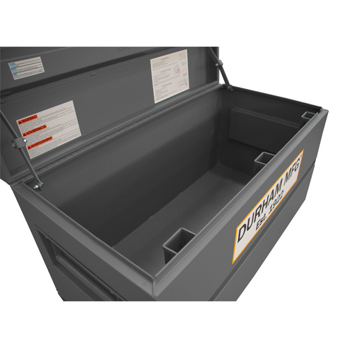 Jobsite Storage Box, 48" x 24" x 27-13/16", Steel, Grey Les Distributions ICE