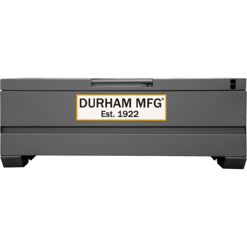 Boîte de rangement pour le chantier, 60" x 24" x 22-3/4", Acier, Gris Les Distributions ICE
