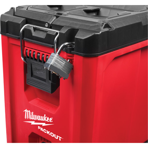 Packout Compact Tool Box, 10" x 16-1/5" x 13", Black/Red Les Distributions ICE