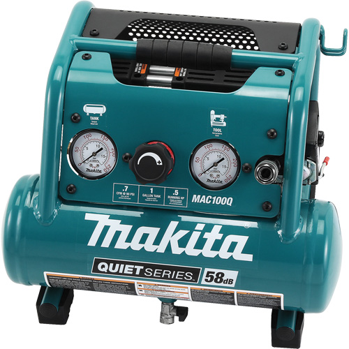 Compresseur d'air s&eacute;rie Quiet, &eacute;lectrique, 1 gal. (1,2 gal. US), 135 PSI, 120/1 V Les Distributions ICE