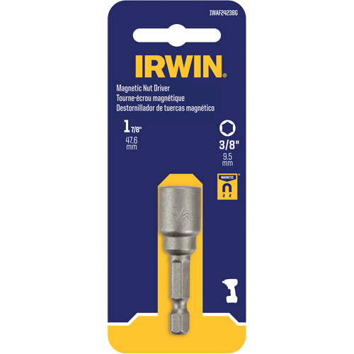 Tourne-&eacute;crou, Embout 3/8", Prise 1/4", 1-7/8" lo, Magn&eacute;tique Les Distributions ICE