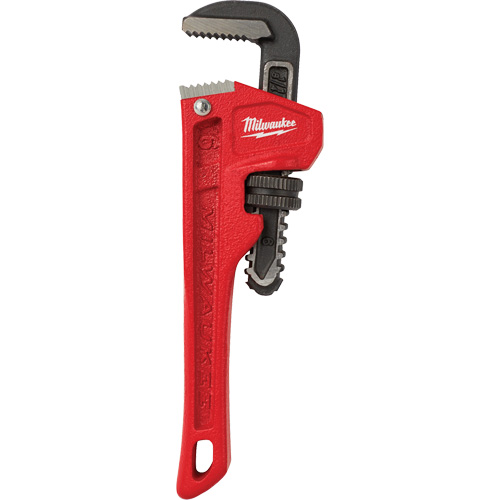 Cl&eacute; &agrave; tuyau, Cap des m&acirc;choires 3/4", Longueur 6", Fini Rev&ecirc;tement en poudre Les Distributions ICE