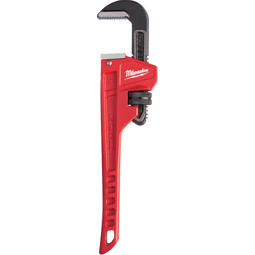 Cl&eacute; &agrave; tuyau, Cap des m&acirc;choires 1-1/2", Longueur 10", Fini Rev&ecirc;tement en poudre, Prise Ergonomique Les Distributions ICE