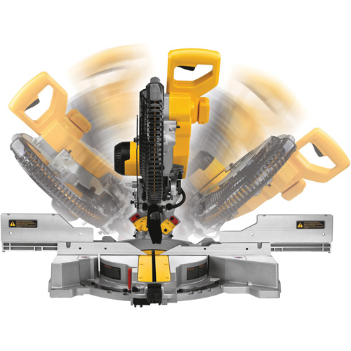 Double-Bevel Sliding Compound Mitre Saw, 12", 15 A, 120 V Les Distributions ICE