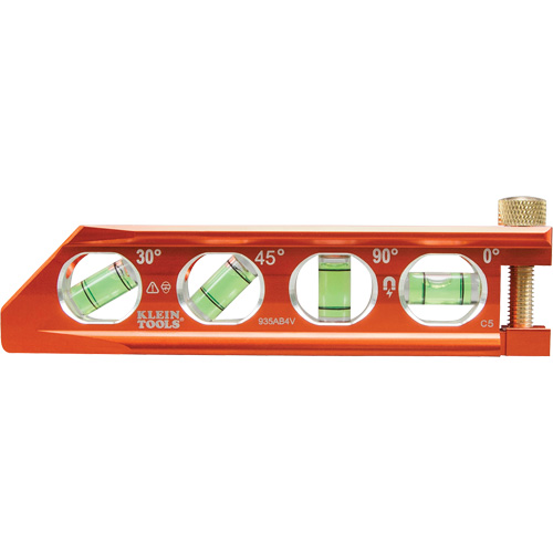 ACCU-BEND Level, 6.25" L, Aluminum, 1, Non-Magnetic Les Distributions ICE