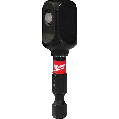 Adaptateur de douille &agrave; chocs Shockwave, 1/4" Prise, Dimension m&acirc;le 1/2", Sph&eacute;rique, 2" lo Les Distributions ICE