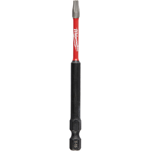 Embout de tournevis Shockwave Impact Duty, Torx, Embout T-15, Prise 1/4", Longueur 3-1/2" Les Distributions ICE