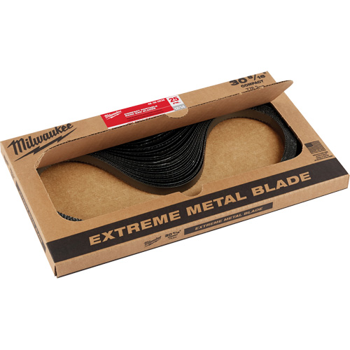 Extreme Metal Band Saw Blades, High Speed Steel, 30-9/16" L x 1/2" W x 0.02" Thick, 12/14 TPI Les Distributions ICE