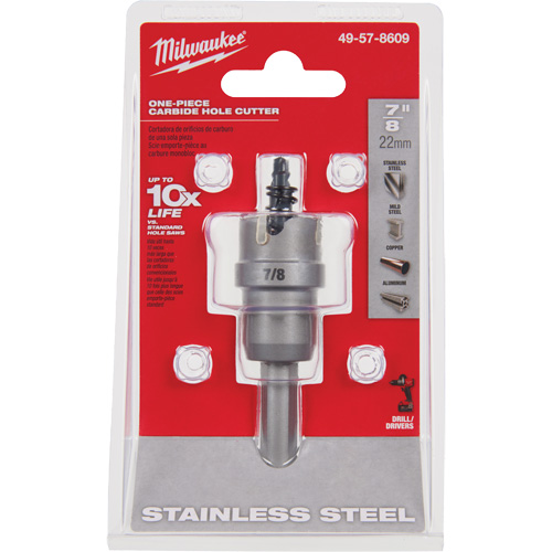 Scies-cloches au carbure monobloc, 7/8", Profondeur de la coupe de 3/16" Les Distributions ICE